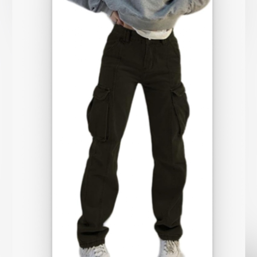 New black cargo pants